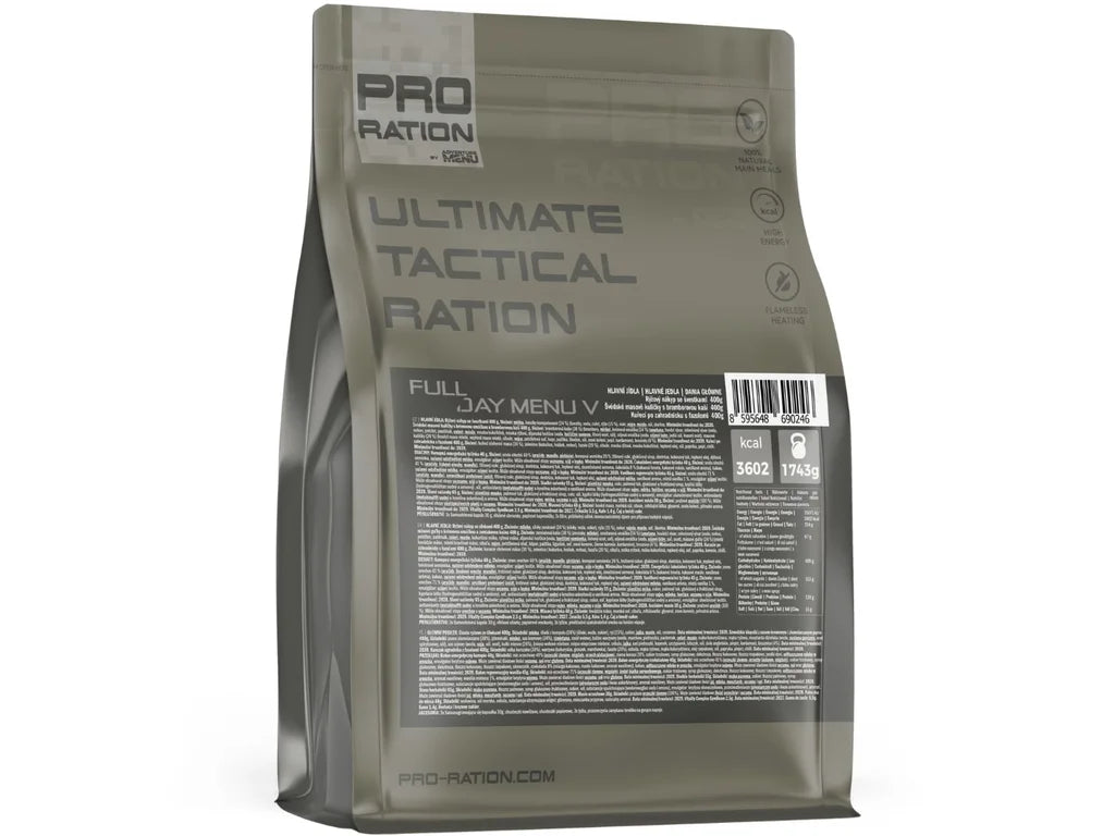 Ração Tática Ultimate 24 Horas Menu V PRO-RATION