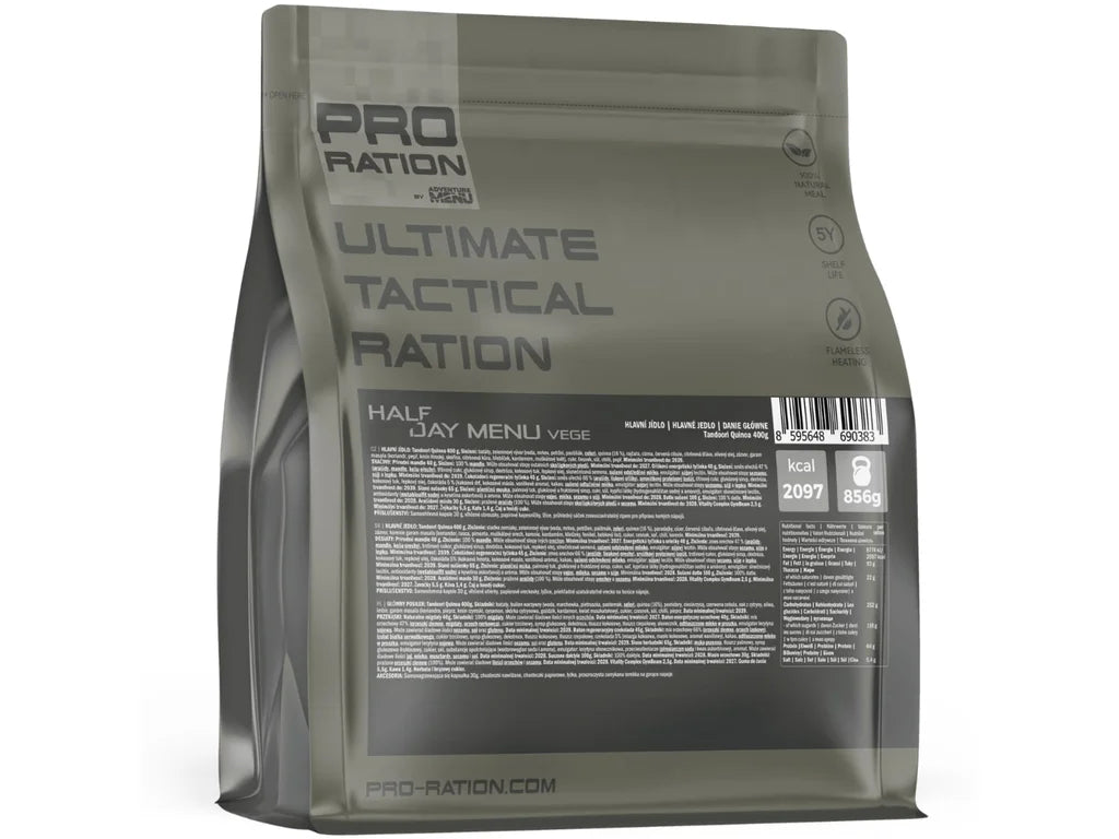 Ração Tática Ultimate 12 Horas Menu Vege PRO-RATION