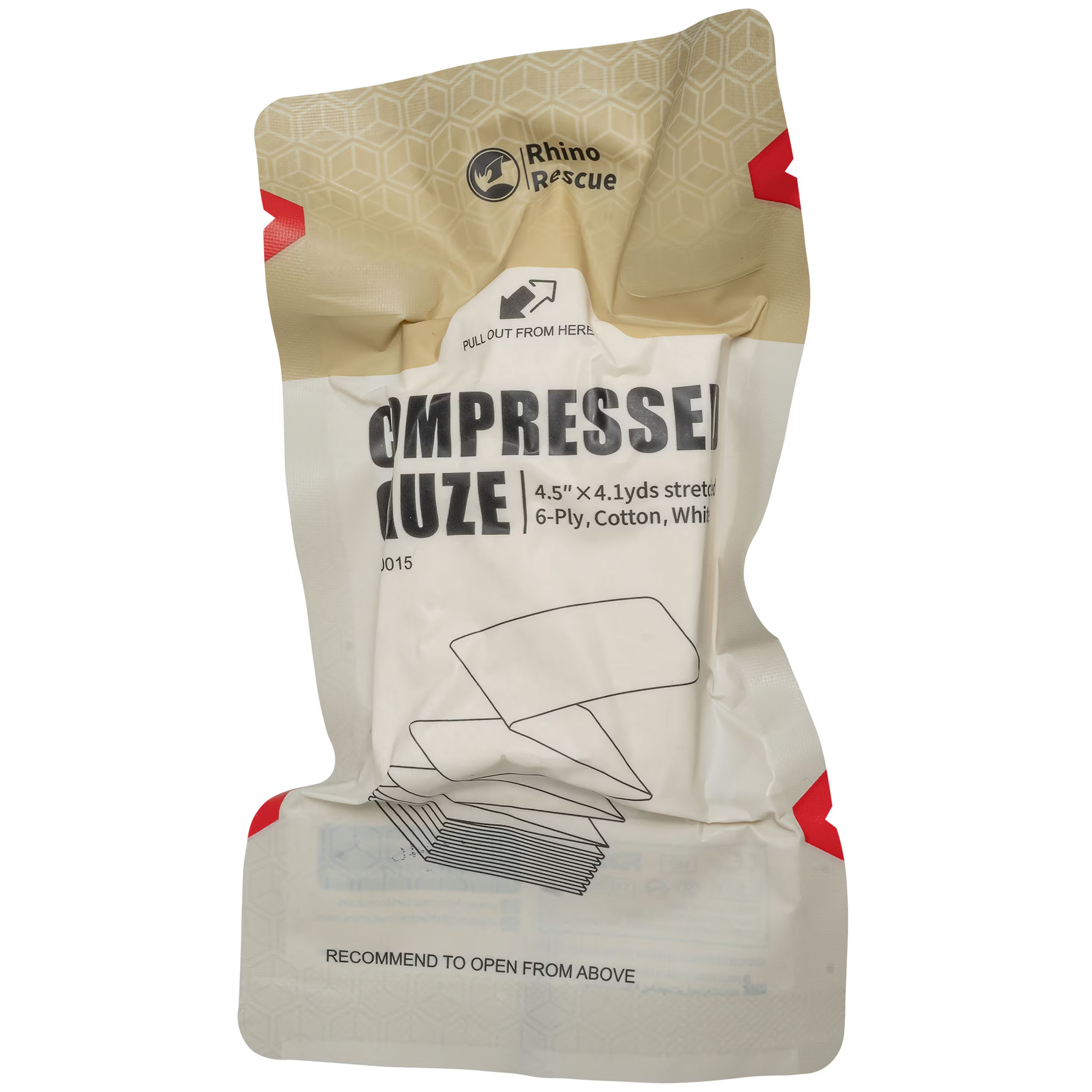 Gaze Compressa para Resposta Rápida RHINO RESCUE