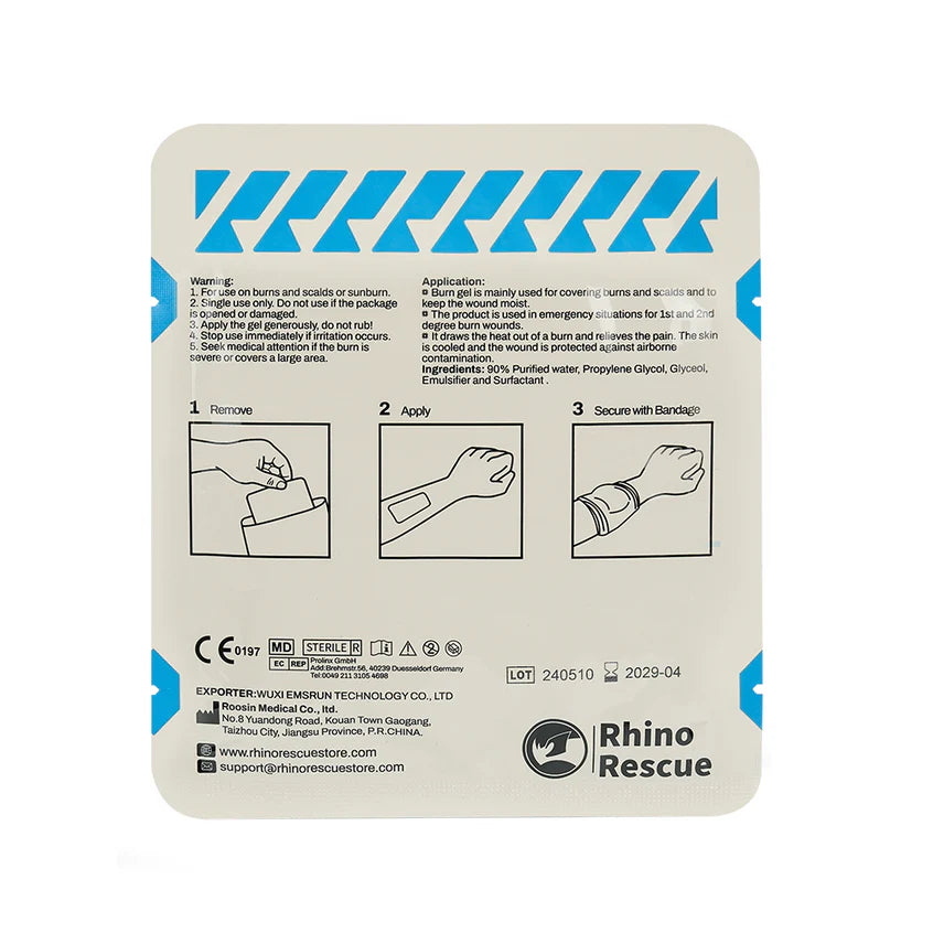 Curativo para Queimaduras RHINO RESCUE