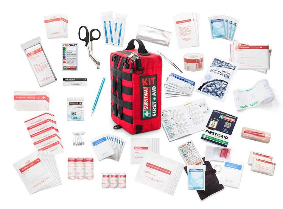 Kit de Primeiros Socorros para Local de Trabalho SURVIVAL
