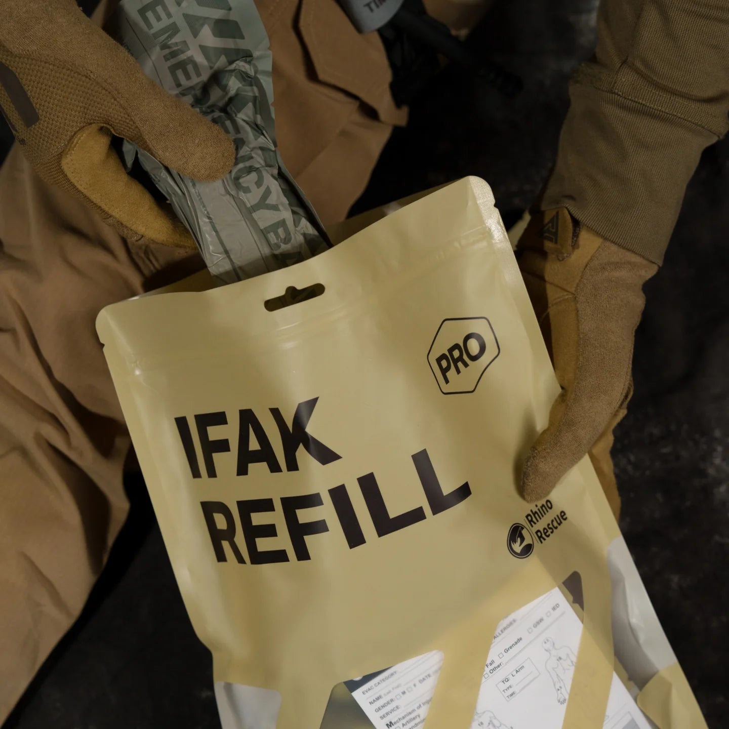 Refill para Kit Individual de Primeiros Socorros RHINO RESCUE