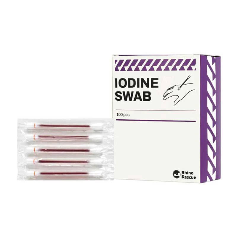 Cotonetes com Iodo RHINO RESCUE