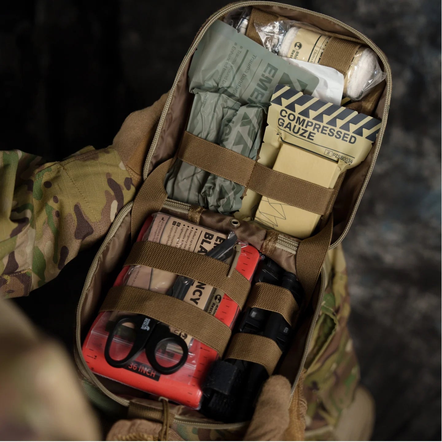 Kit Individual de Primeiros Socorros RHINO RESCUE