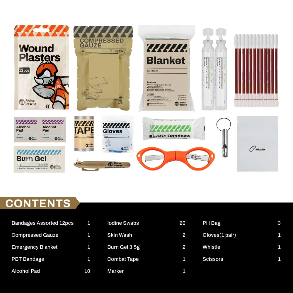 Kit de Primeiros Socorros RHINO RESCUE HUMMINGBIRD