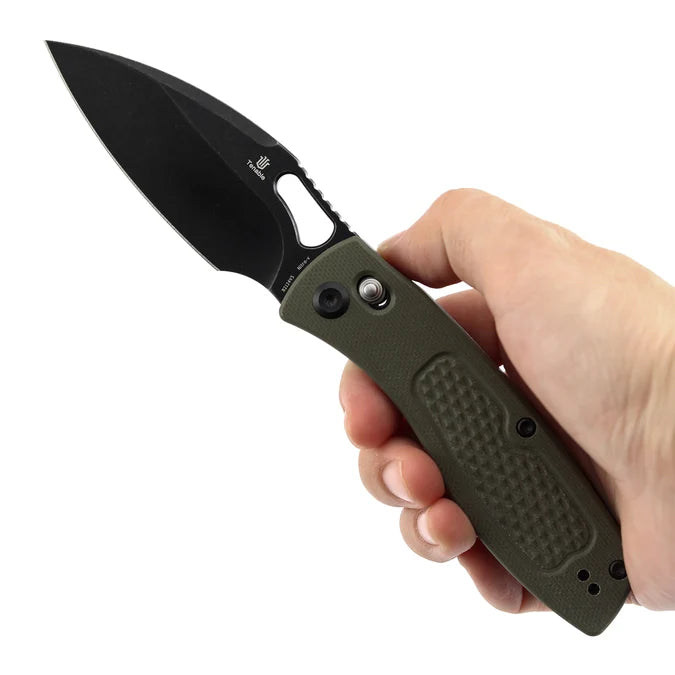 Navalha TENABLE KNIVES HERON BLACKWASHED NITRO-V