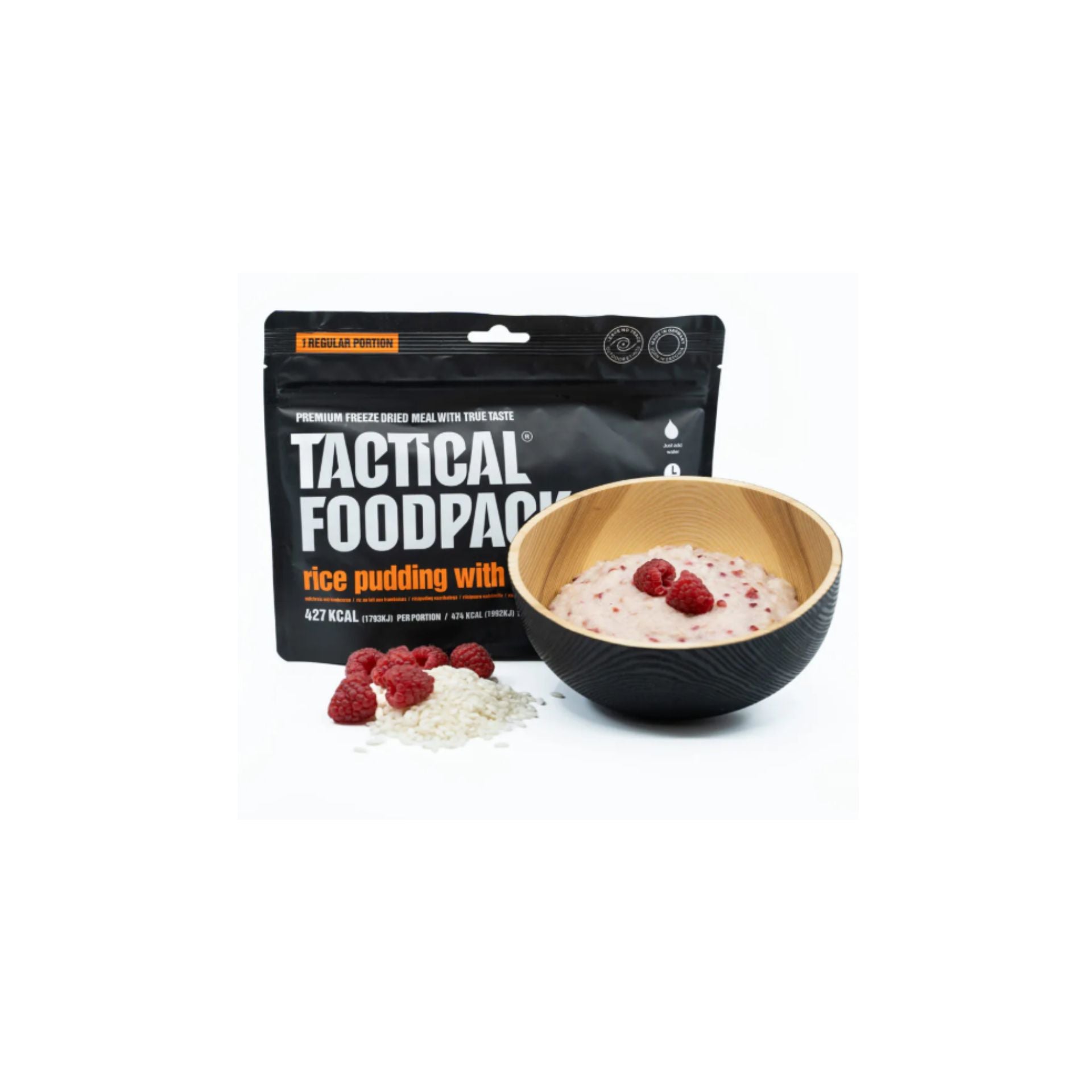 Arroz doce com framboesas TACTICAL FOODPACK