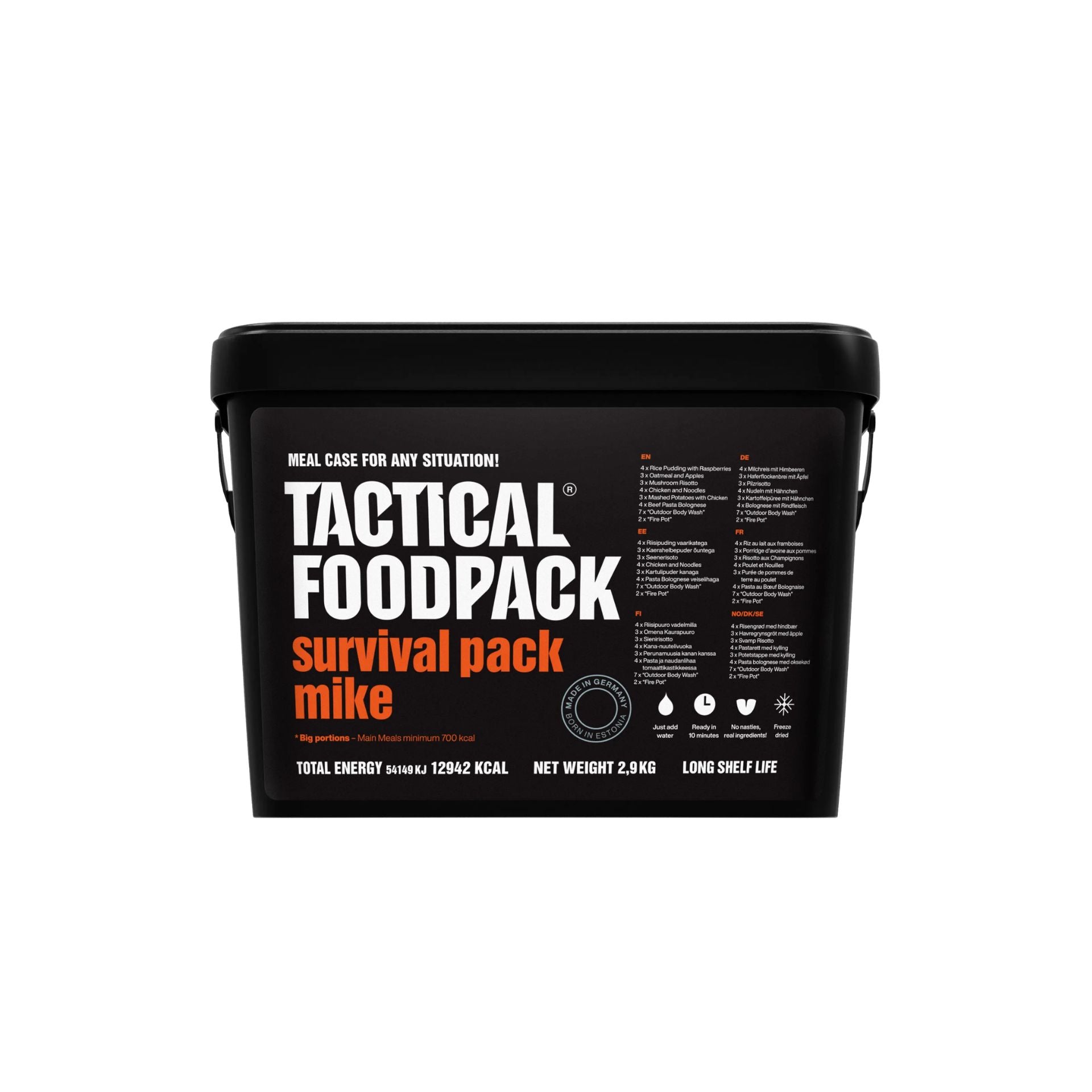 Survival Pack Mike TACTICAL FOODPACK