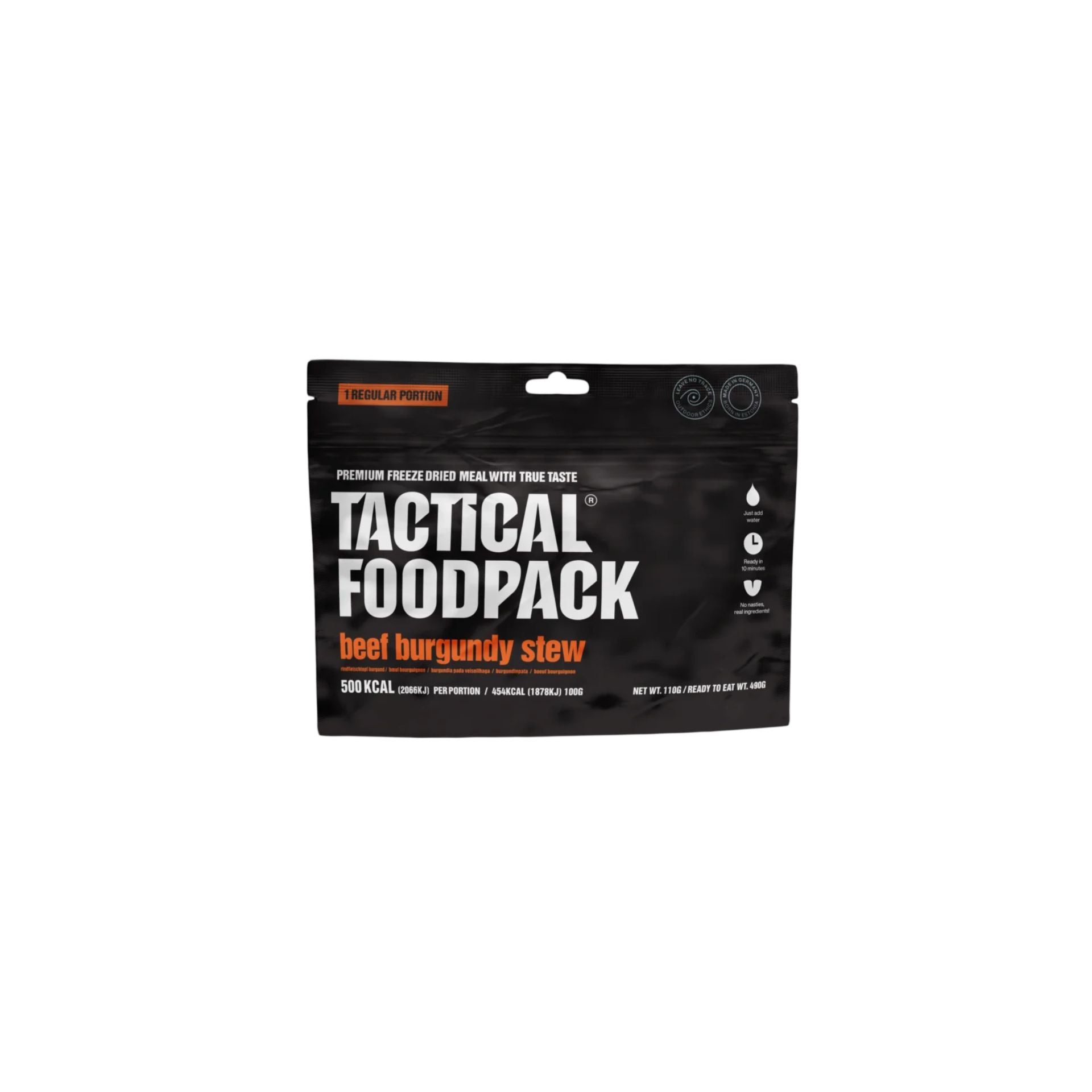 Ensopado de Carne à Borgonhesa – TACTICAL FOODPACK