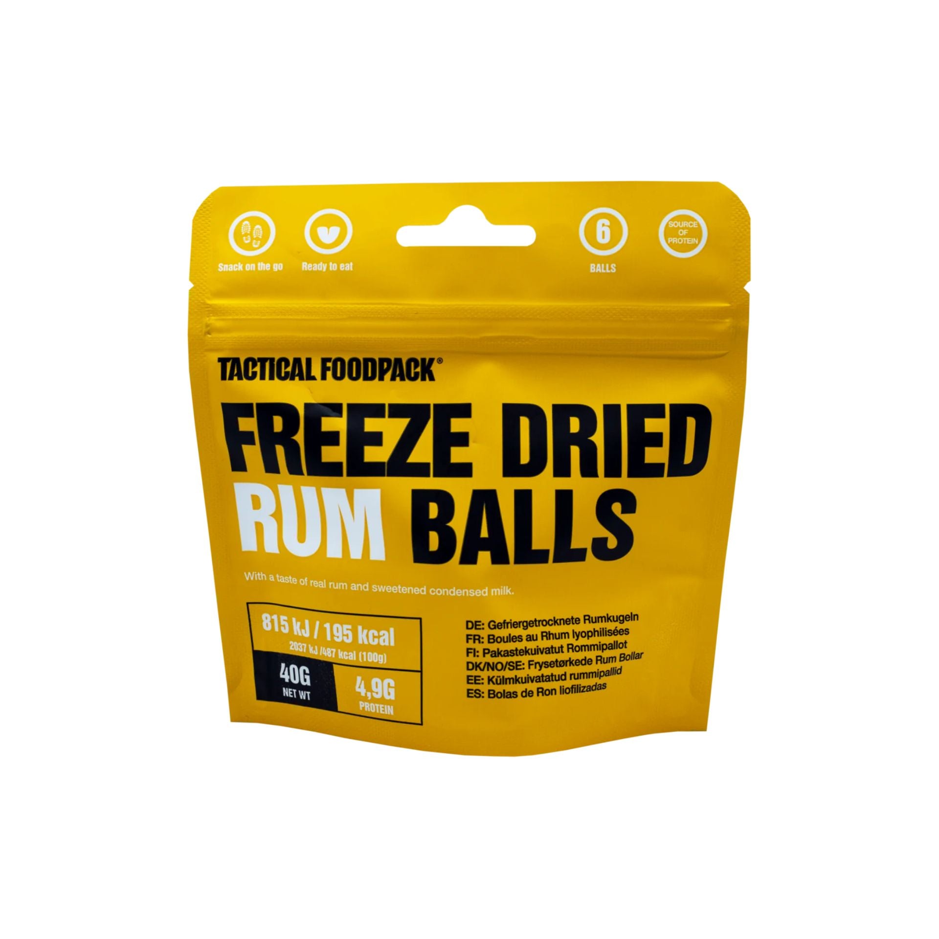 TACTICAL FOODPACK Freeze-Dried Rum Balls 40g