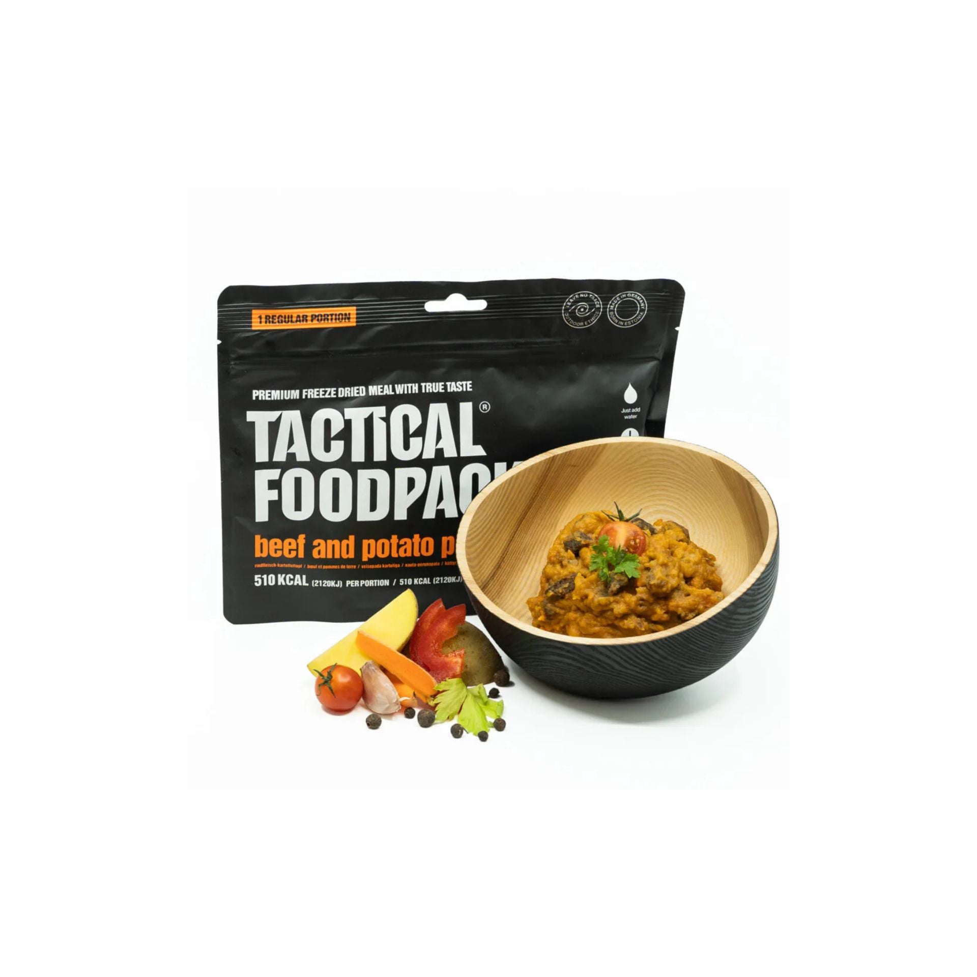 Carne de Vaca com Batata – TACTICAL FOODPACK