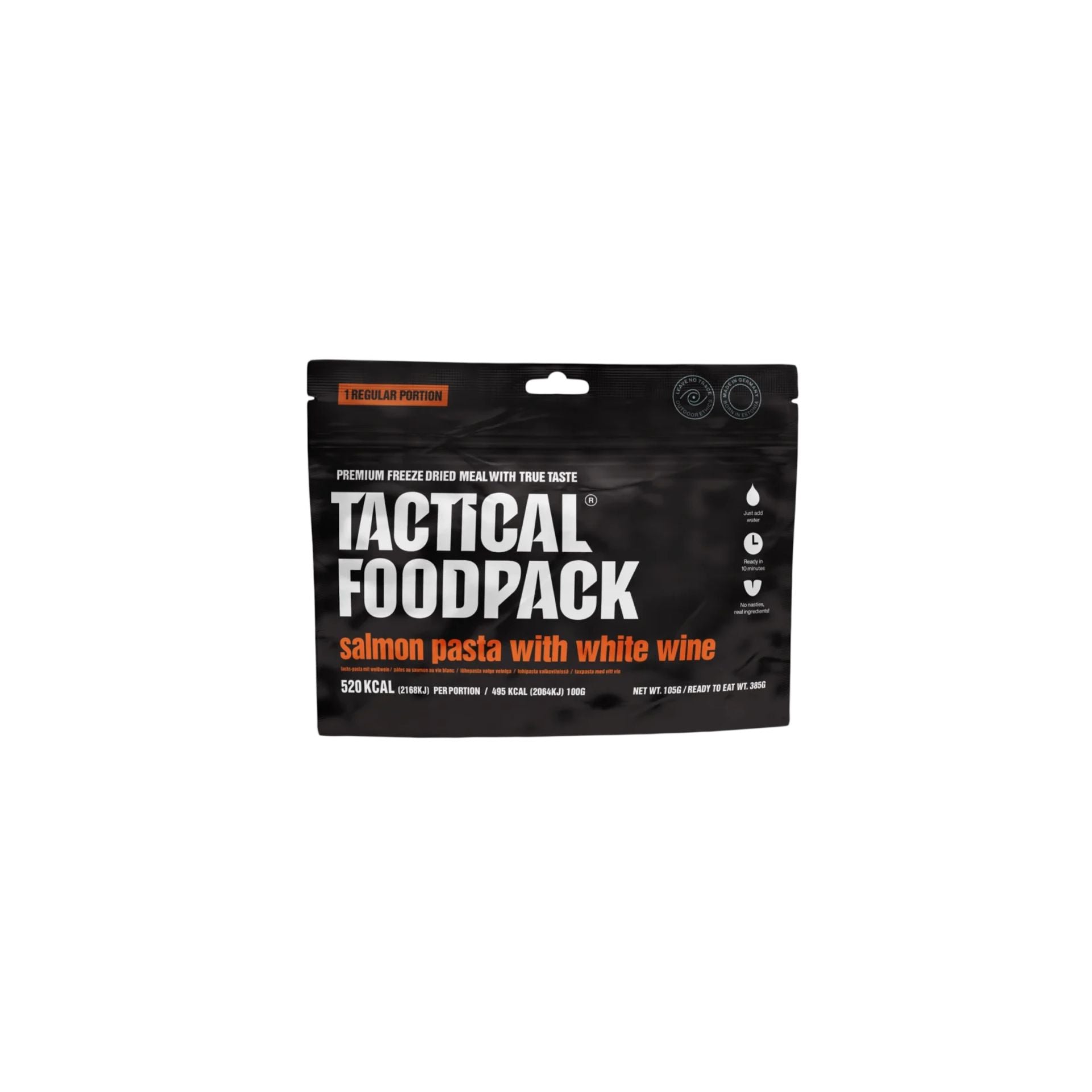 Massa de Salmão com Vinho Branco – TACTICAL FOODPACK