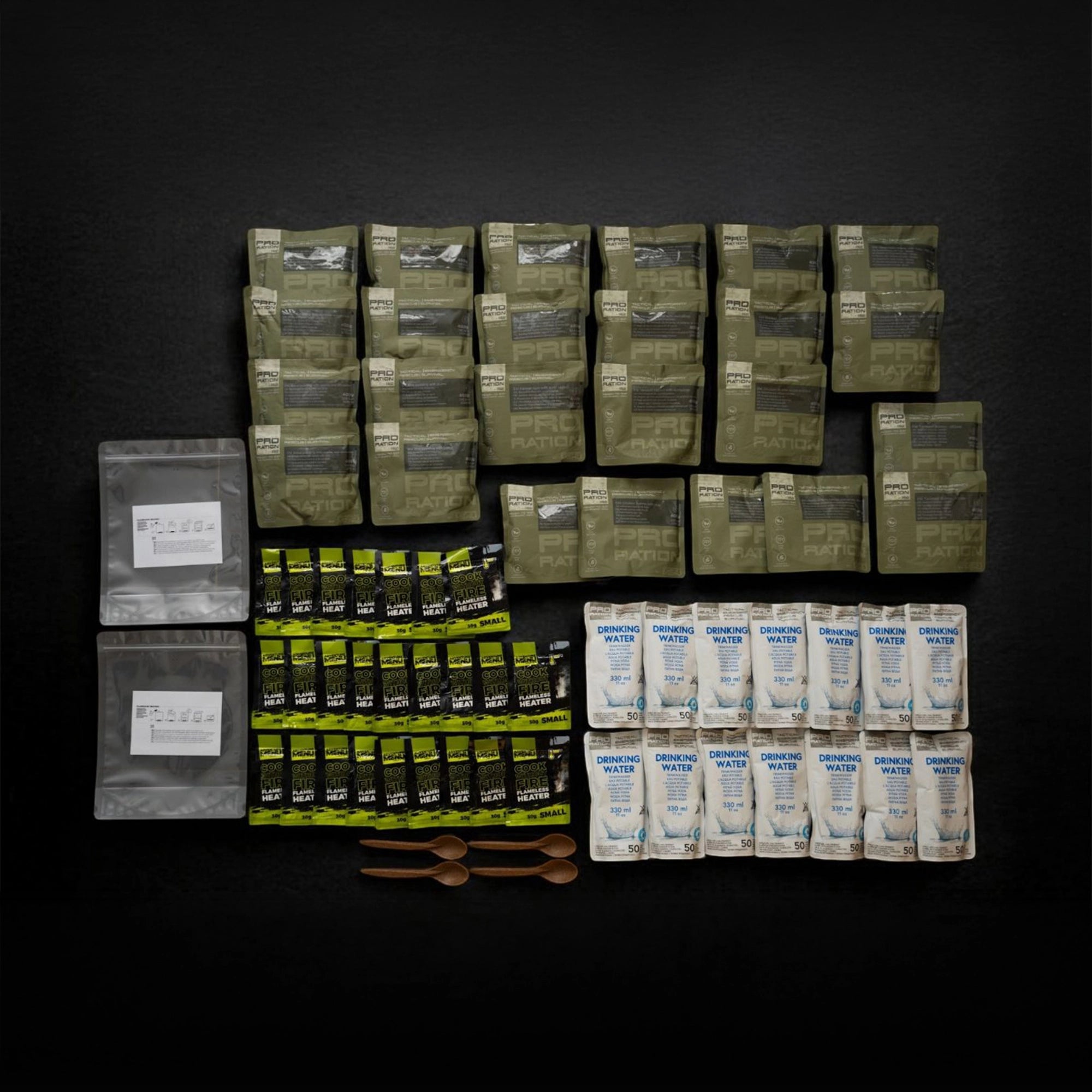 Kit de Comida/Água de Emergência PRO-RATION