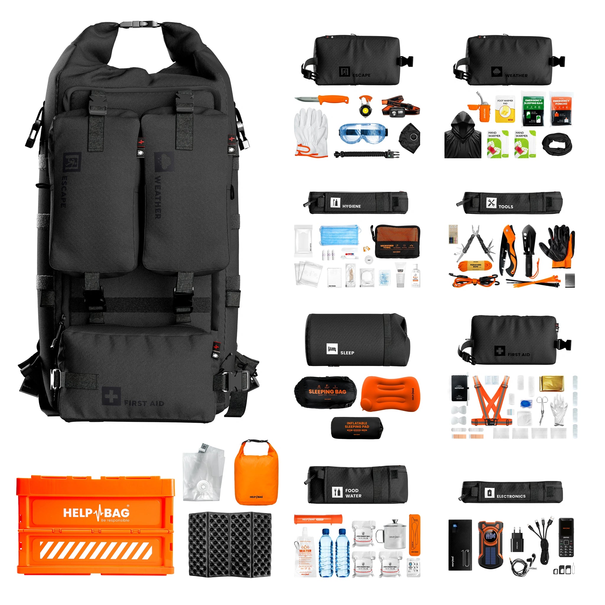 Kit de Evacuação de Emergência HELP BAG® MAX PRO
