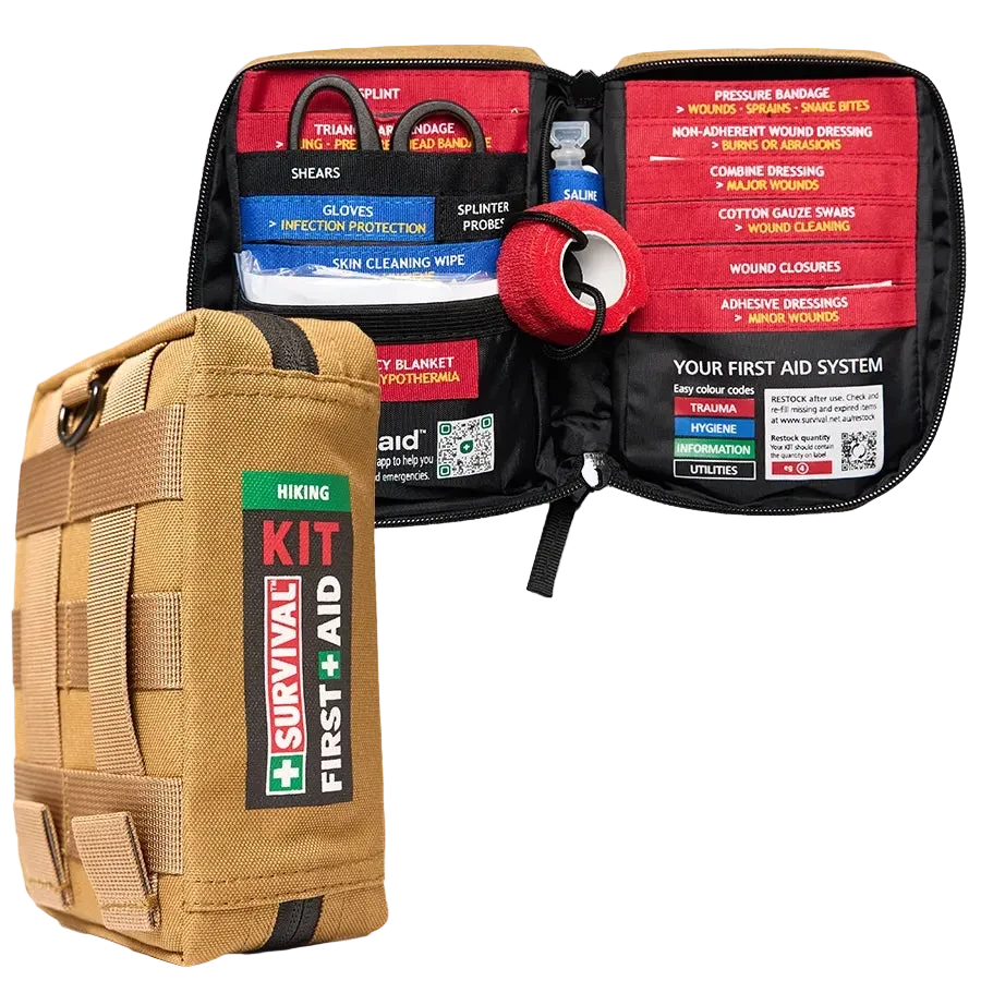 Kit de Primeiros Socorros para Caminhadas SURVIVAL