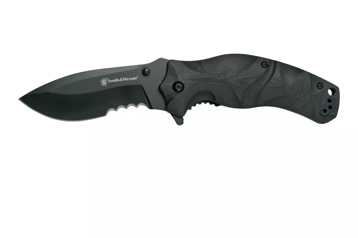 Navalha SMITH & WESSON BLACK OPS RECURVE