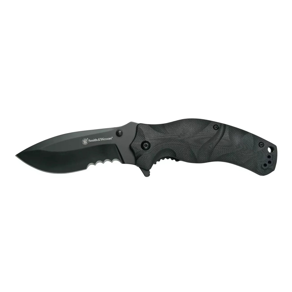Navalha SMITH & WESSON BLACK OPS RECURVE