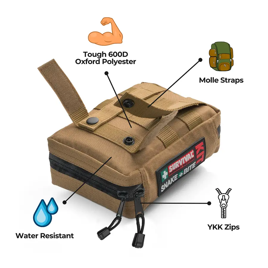 Kit de Primeiros Socorros para Picada de Cobra SURVIVAL