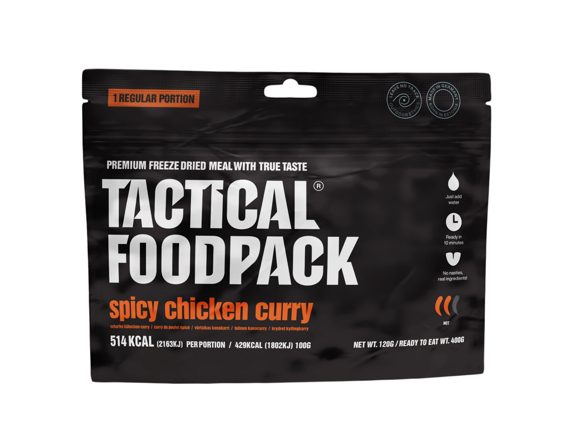 Caril de Frango Picante TACTICAL FOOD