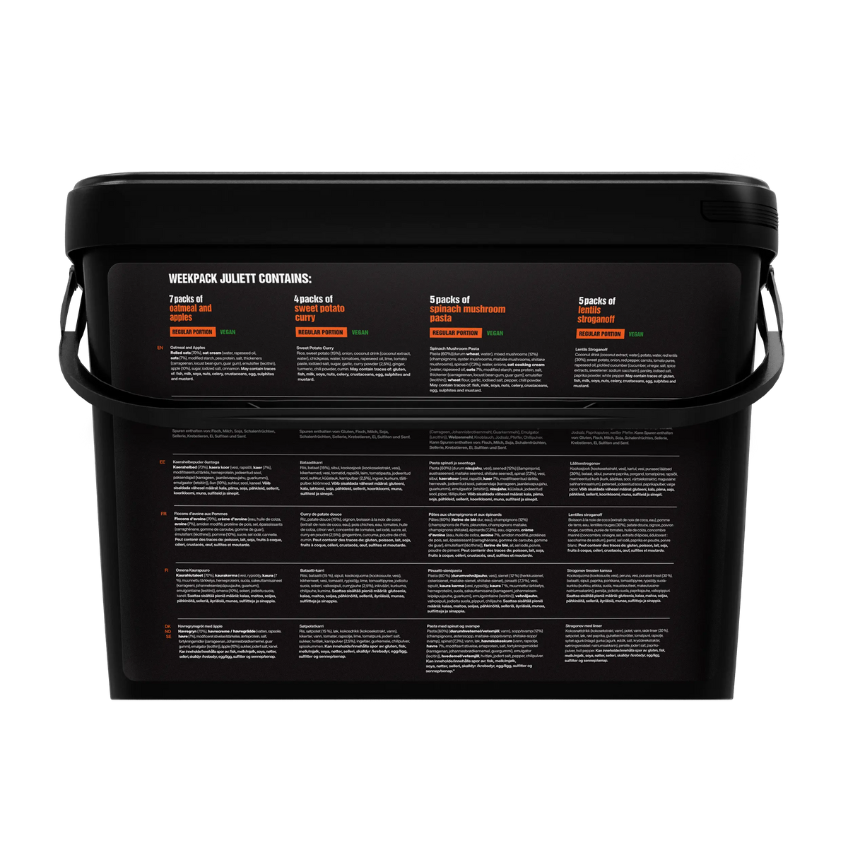 Pack de Sobrevivência Semanal TACTICAL FOODPACK JULIETT