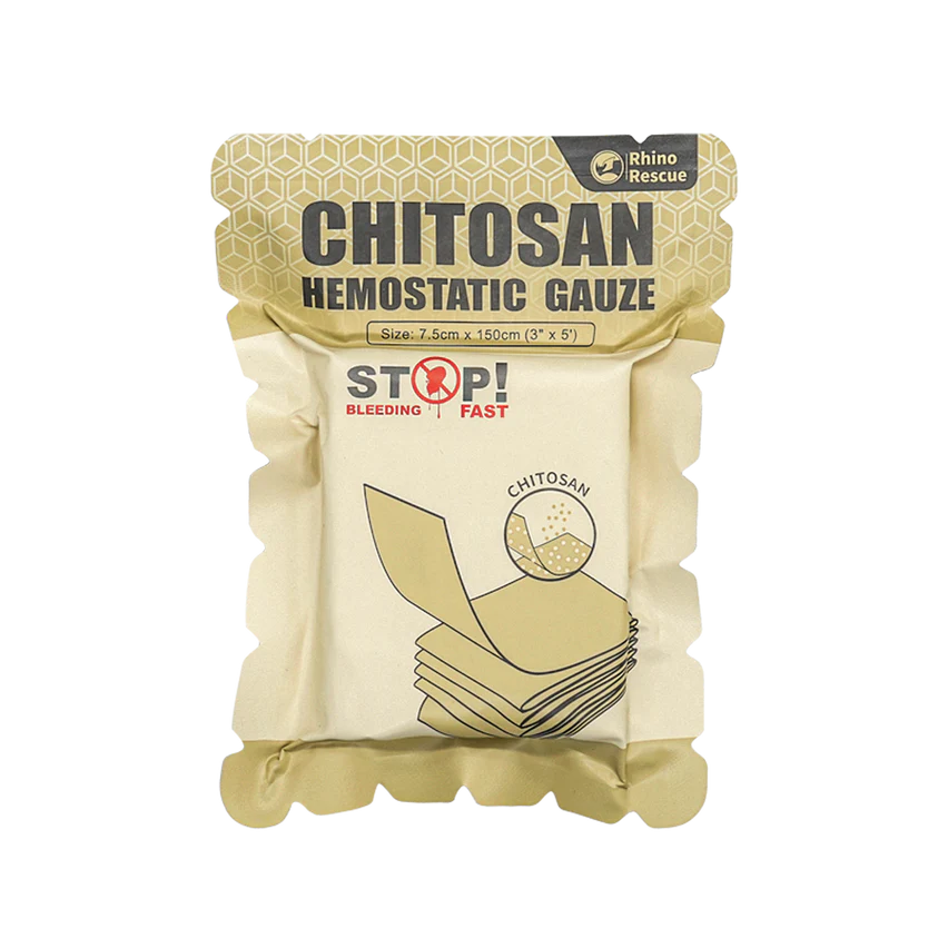 Gaze Hemostática com Quitosana RHINO RESCUE