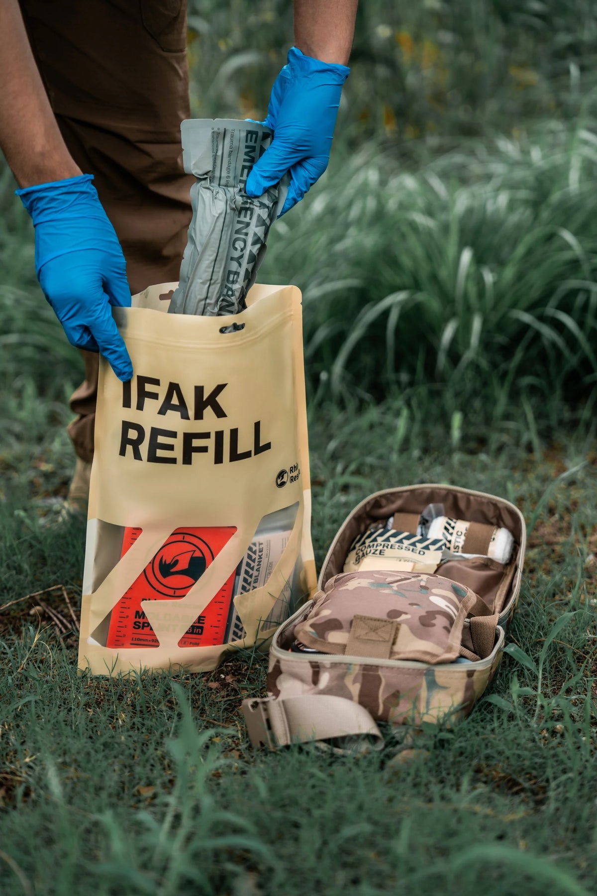 Kit de Primeiros Socorros Individual RHINO RESCUE REFILL 12