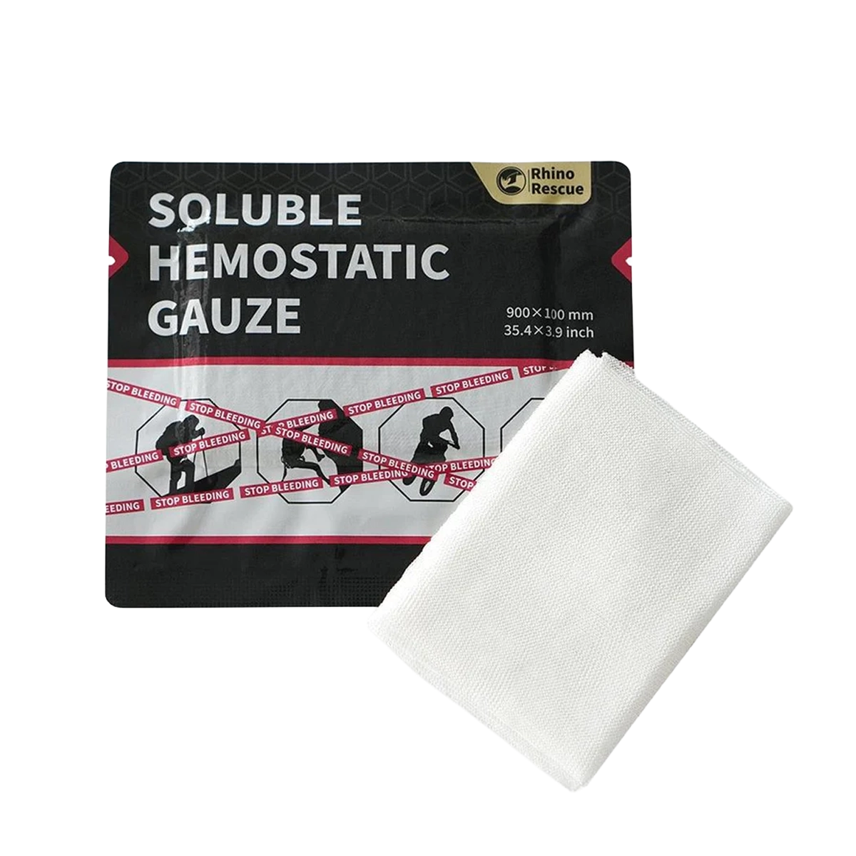 Gaze Hemostática Solúvel RHINO RESCUE