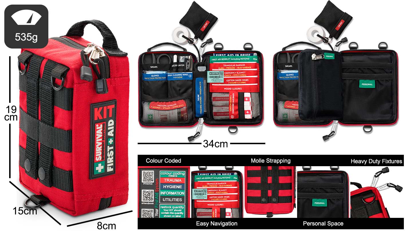 Kit de Primeiros Socorros Prático SURVIVAL