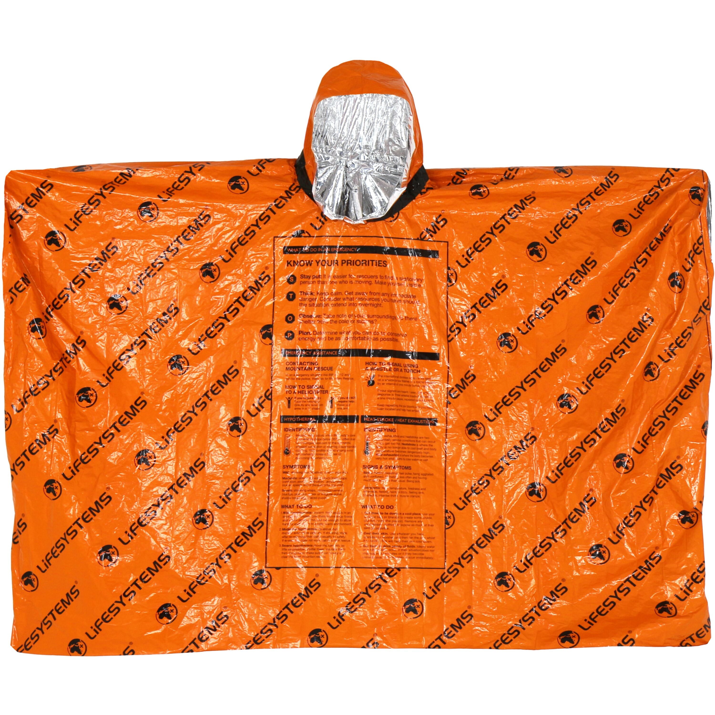 Poncho de Emergência Térmico LIFESYSTEMS