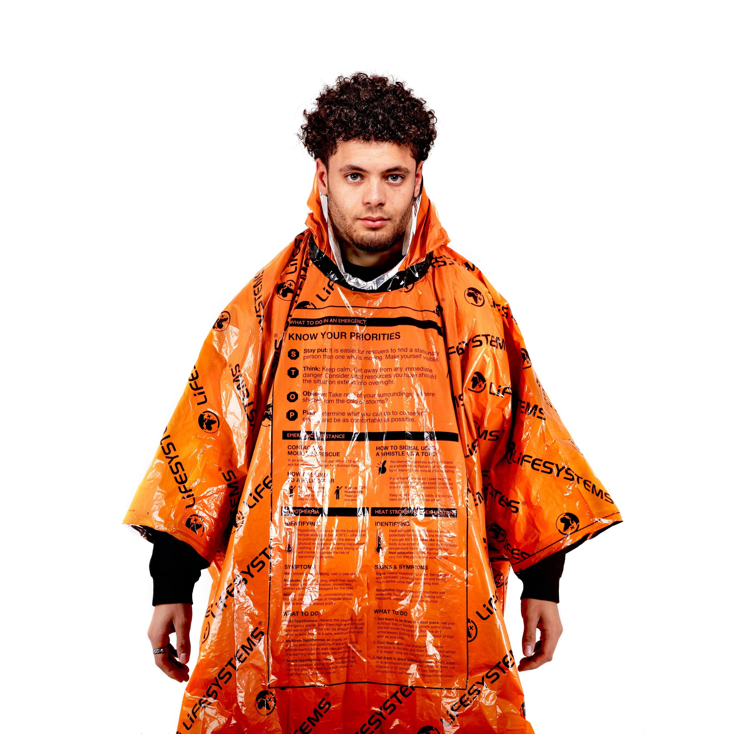 Poncho de Emergência Térmico LIFESYSTEMS