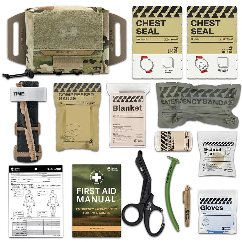 Kit de Primeiros Socorros de Abertura Rápida RHINO RESCUE