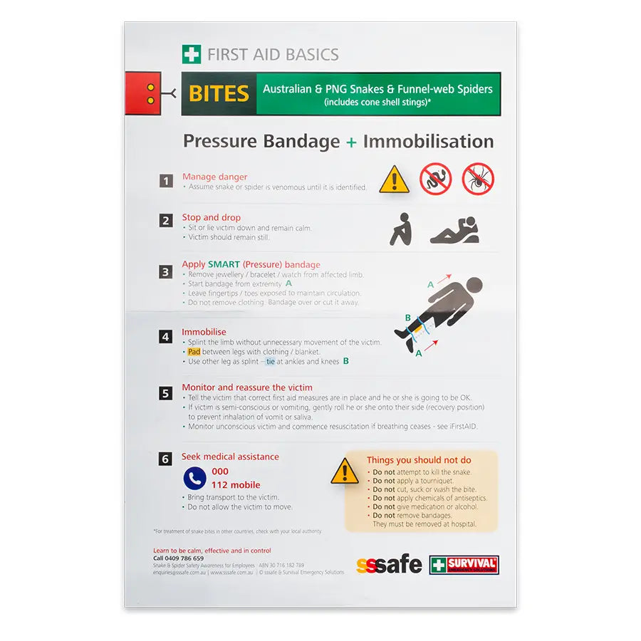 Kit de Primeiros Socorros para Picada de Cobra SURVIVAL