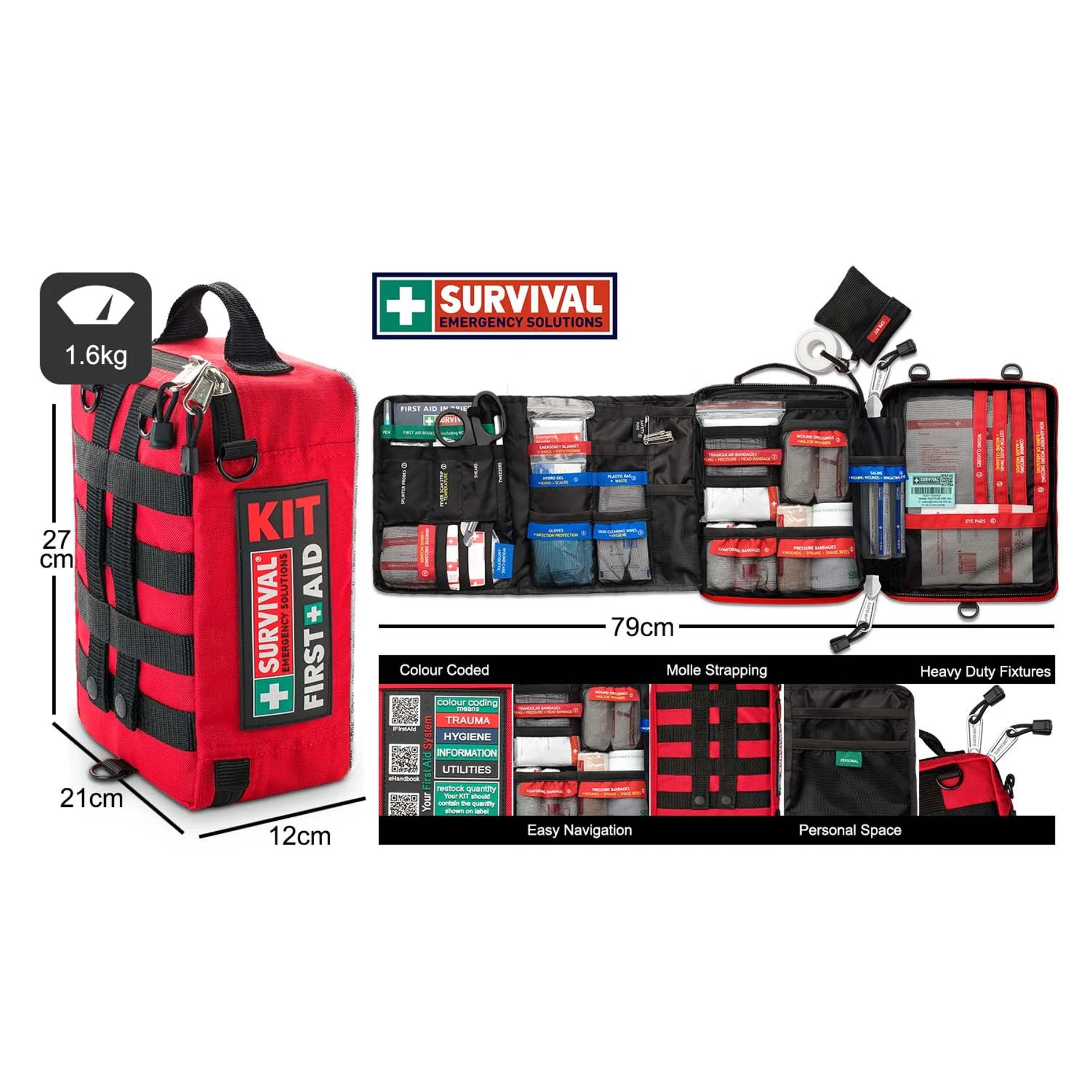 Kit de Primeiros Socorros Familiar SURVIVAL