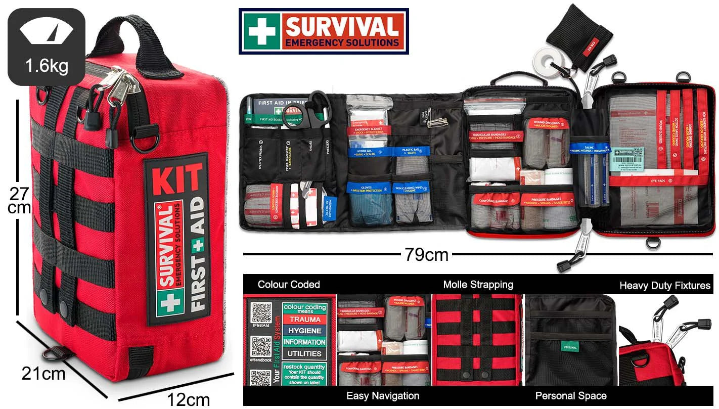 Kit de Primeiros Socorros para Local de Trabalho SURVIVAL